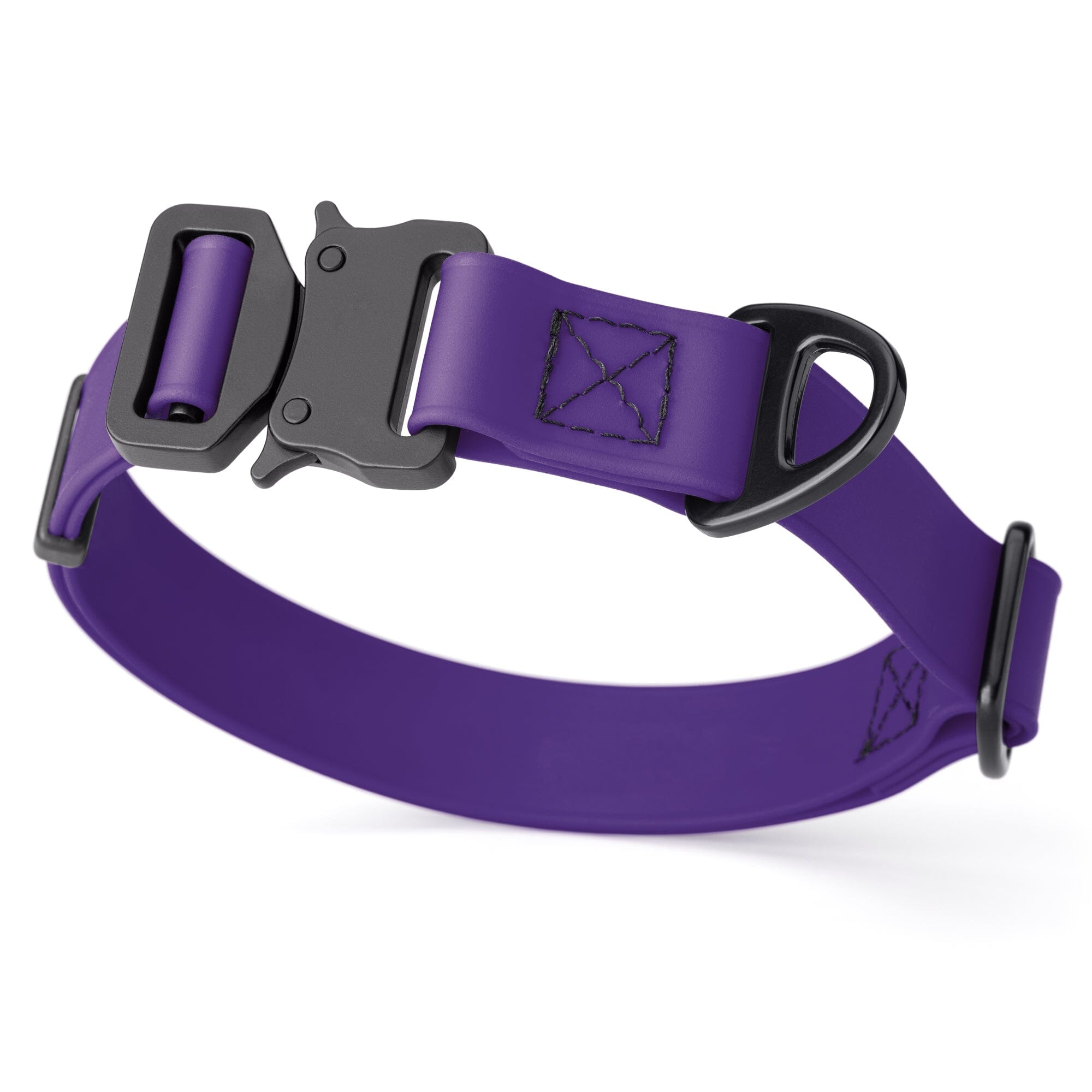 Dogline BioThane Dog Collar with Stab-Lock Quick Release Buckle by Dogline