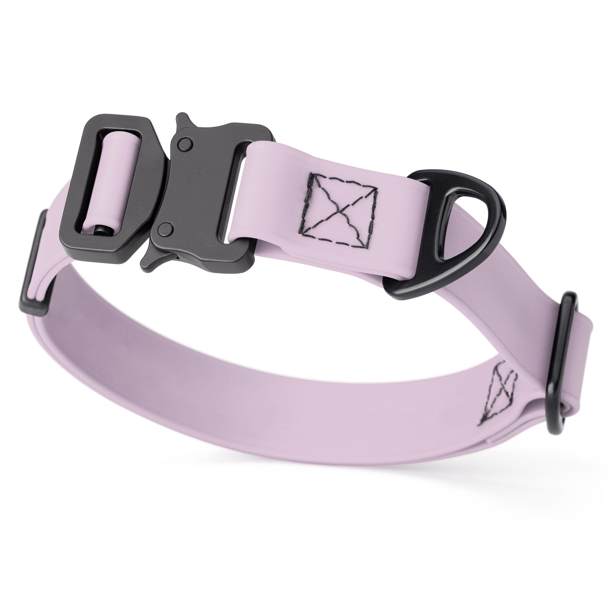 Dogline BioThane Dog Collar with Stab-Lock Quick Release Buckle by Dogline