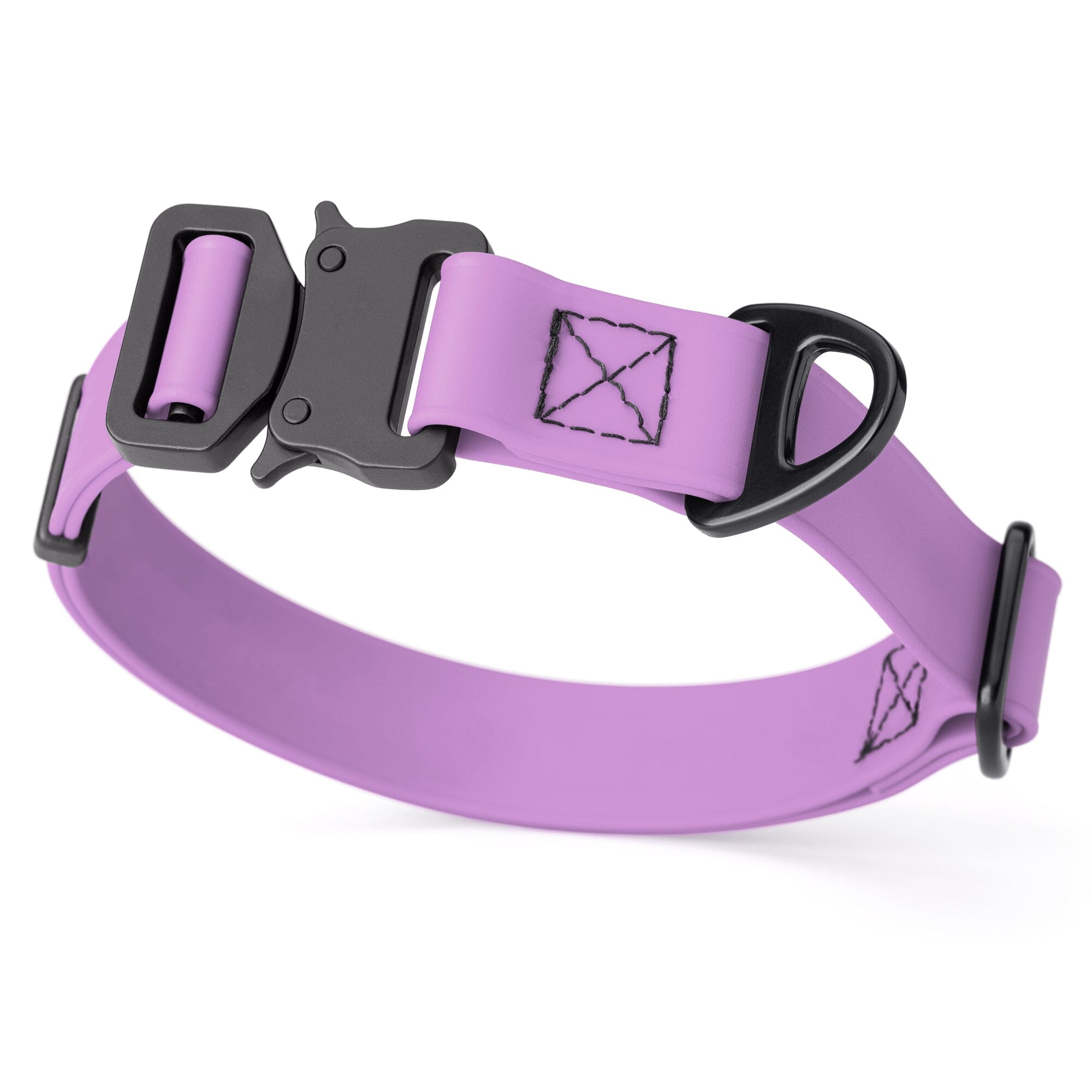 Dogline BioThane Dog Collar with Stab-Lock Quick Release Buckle by Dogline