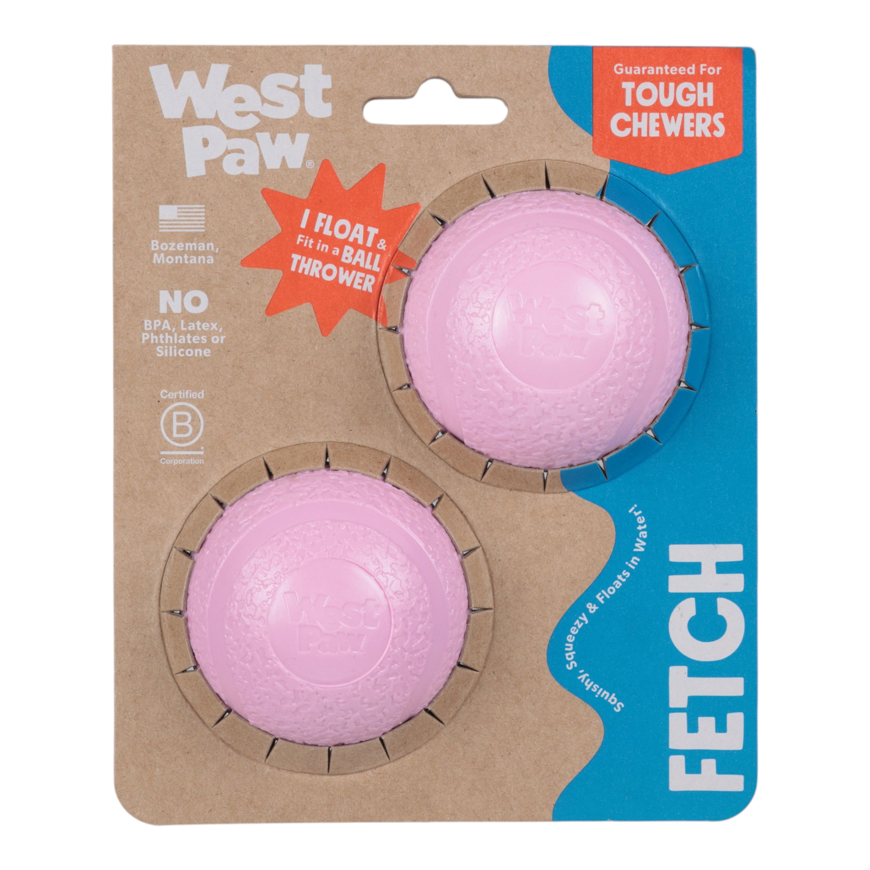 Small Boundr 2-Pack Bubblegum by West Paw