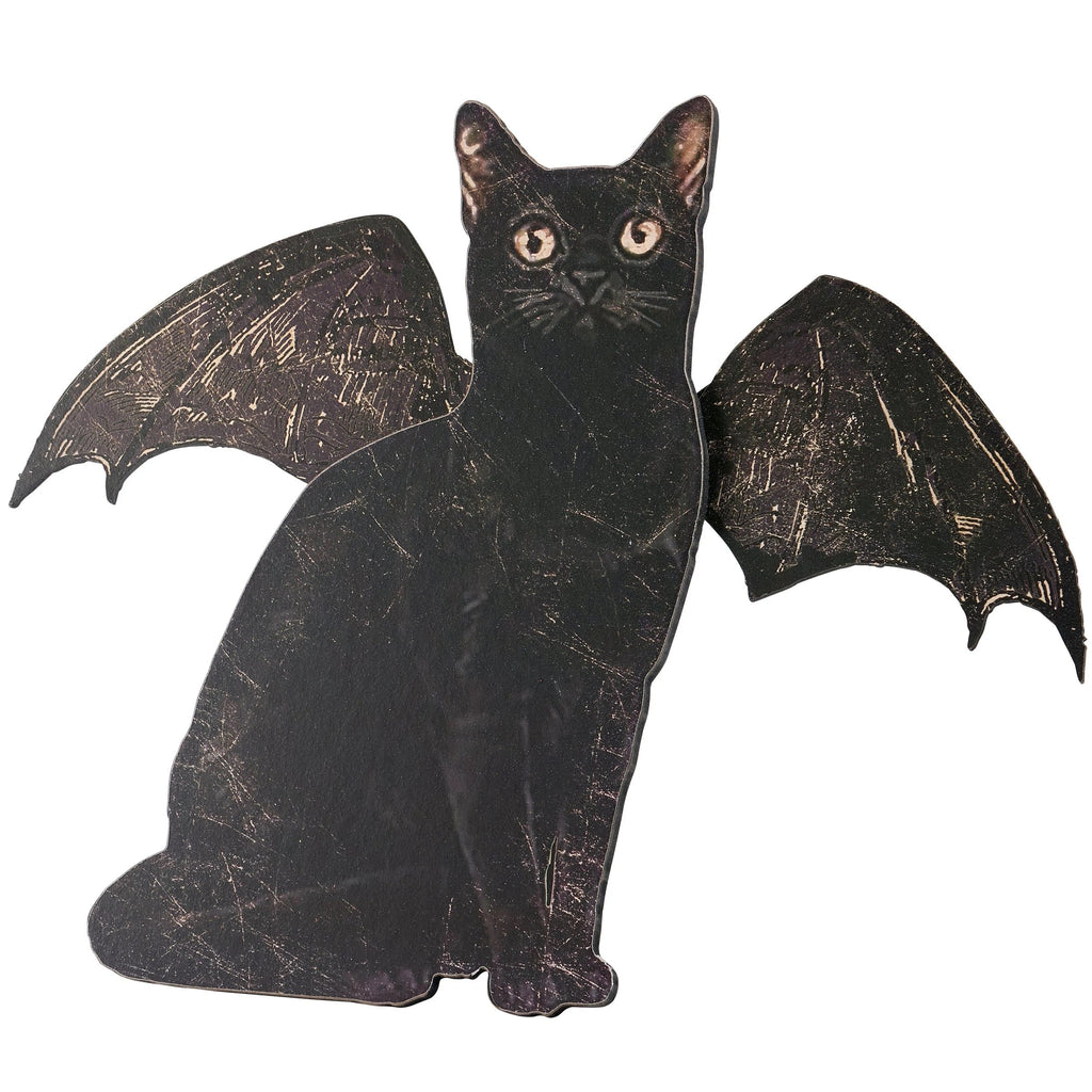 Bat Cat Stand Up | Vintage Halloween Home Accent by The Bullish Store