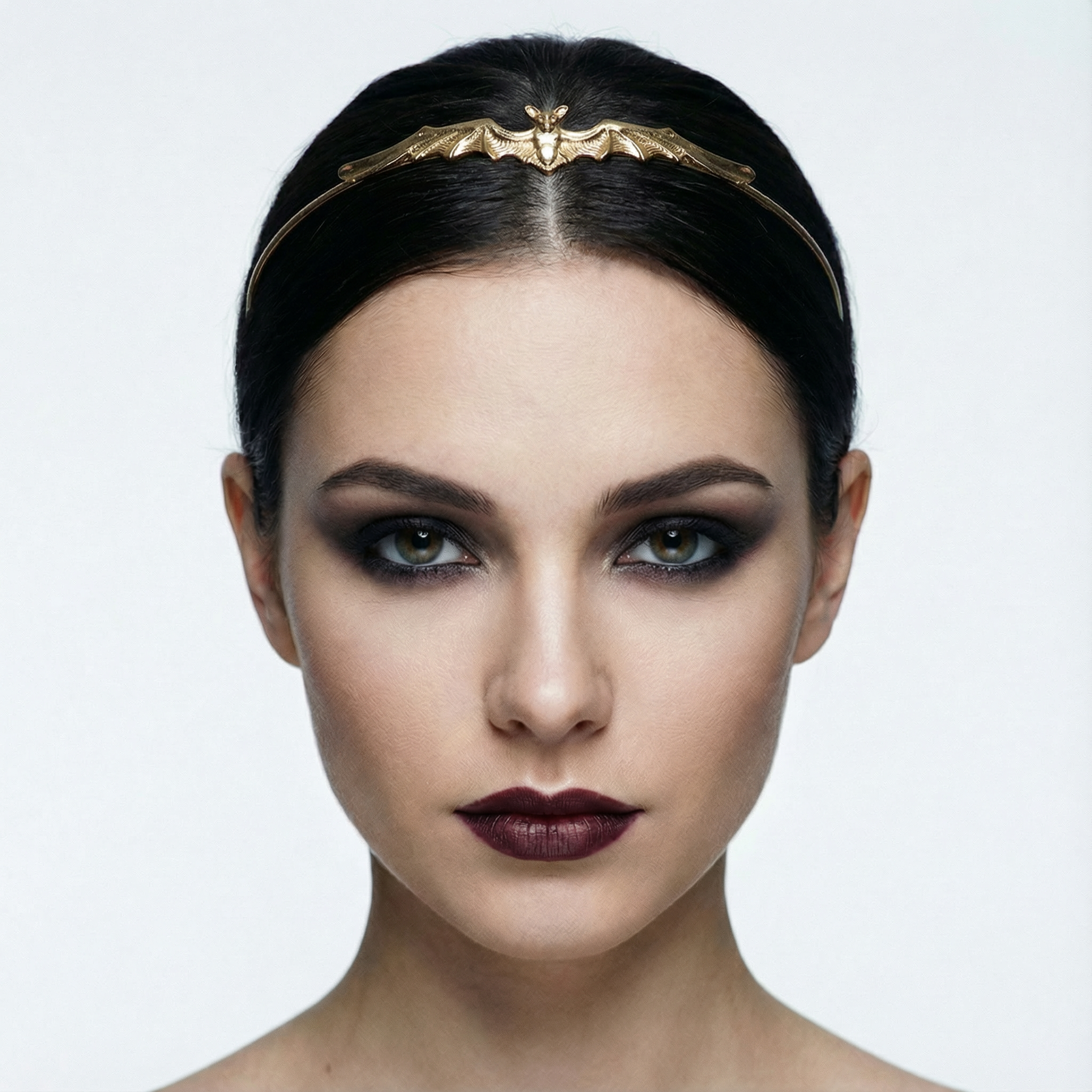 Bat Power Headband Tiara in Silver or Gold | Spooky Headwear Accessory | Halloween, Goth Hairpiece by The Bullish Store
