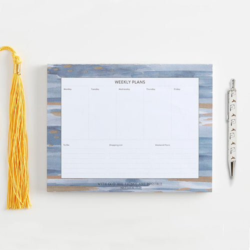 Be Strong And Courageous Pen Set | Set of 2 Giftable Pens in Box | Refillable by The Bullish Store