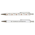 Be Strong And Courageous Pen Set | Set of 2 Giftable Pens in Box | Refillable by The Bullish Store