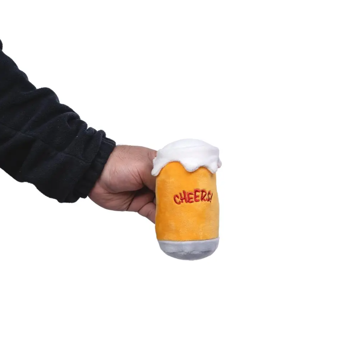 Beers-Cheers Plush Dog Toy Gift Set – with Squeaker & Crinkle Paper for Fun Play