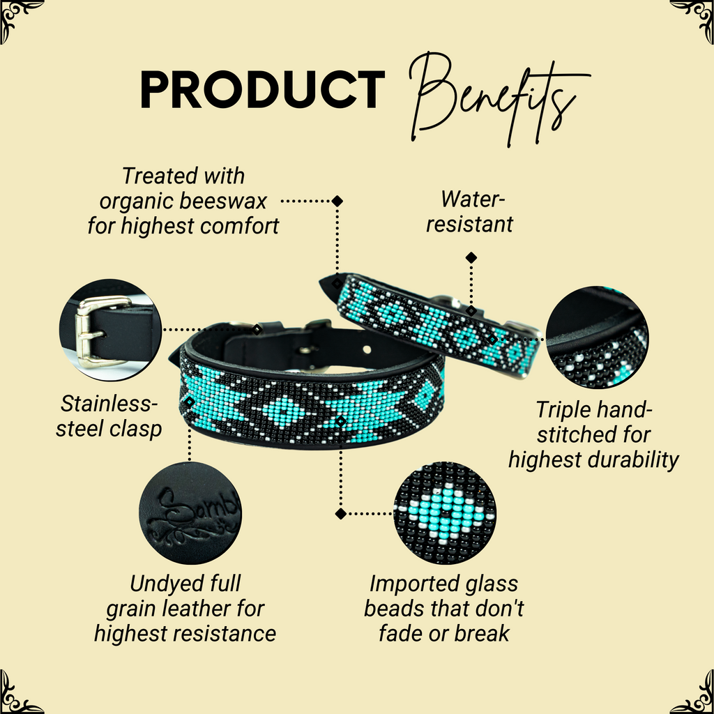 Saint Barth Sambboho dog collar (Deluxe Edition) by Sambboho