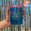 Best Age Ever Birthday Double-Wall Short Tumbler in Blue by The Bullish Store