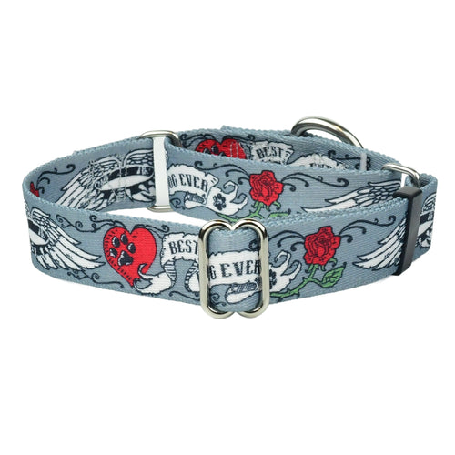 Best Dog Ever Martingale Dog Collar – EarthStyle (1" Only) by 2 Hounds Design