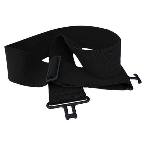Black + Black Elastic Belt by ACE Equestrian