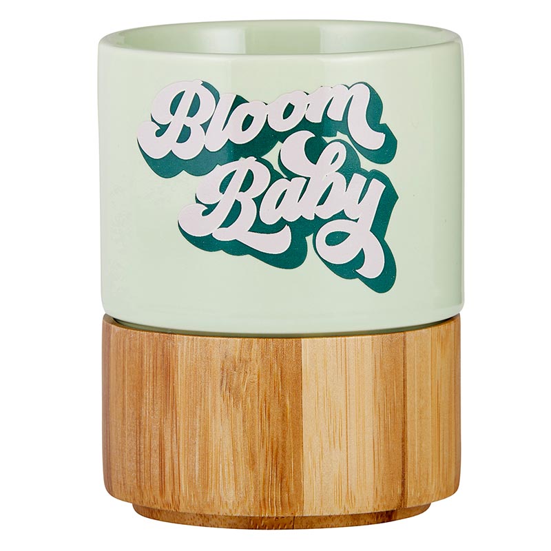 Bloom Baby Petite Ceramic Mug with Bamboo Base by The Bullish Store