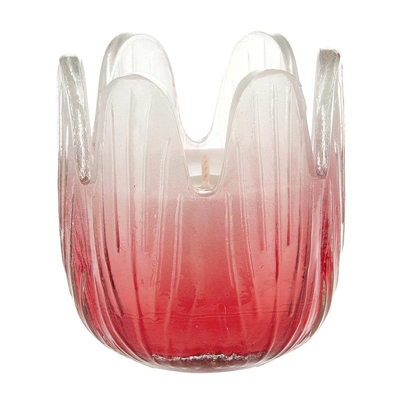 Blossom Candle Collection – Colorful Glass Flower Candles in Multiple Scents & Sizes by The Bullish Store