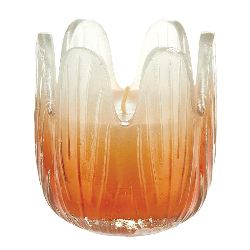 Blossom Candle Collection – Colorful Glass Flower Candles in Multiple Scents & Sizes by The Bullish Store