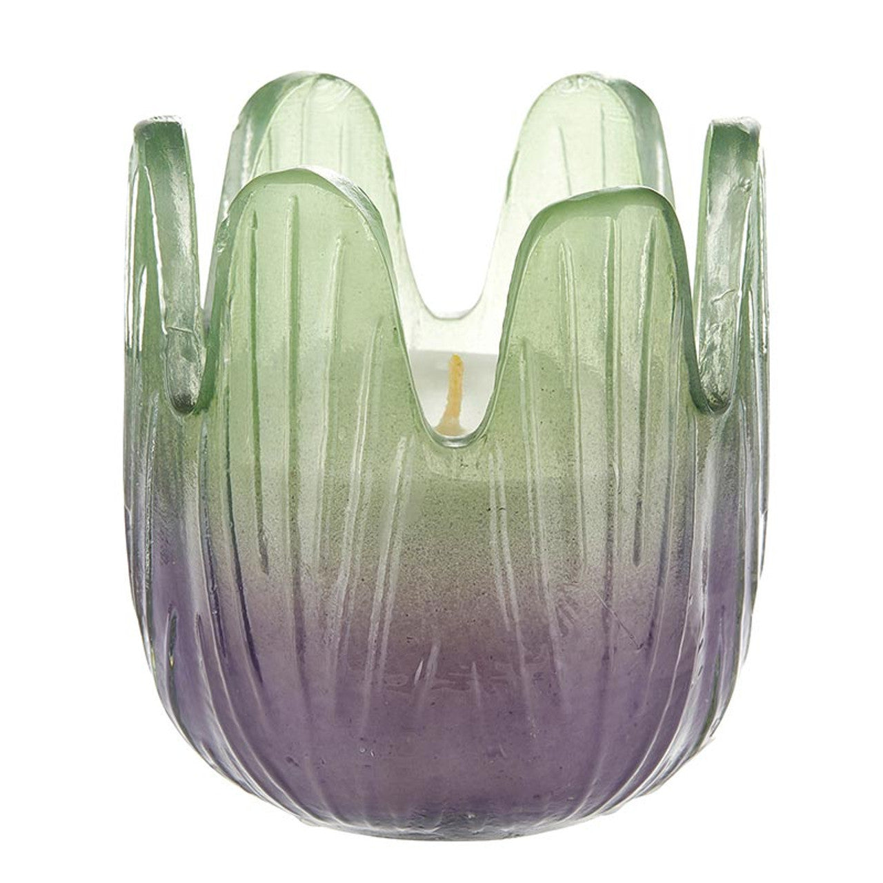 Blossom Candle Collection – Colorful Glass Flower Candles in Multiple Scents & Sizes by The Bullish Store