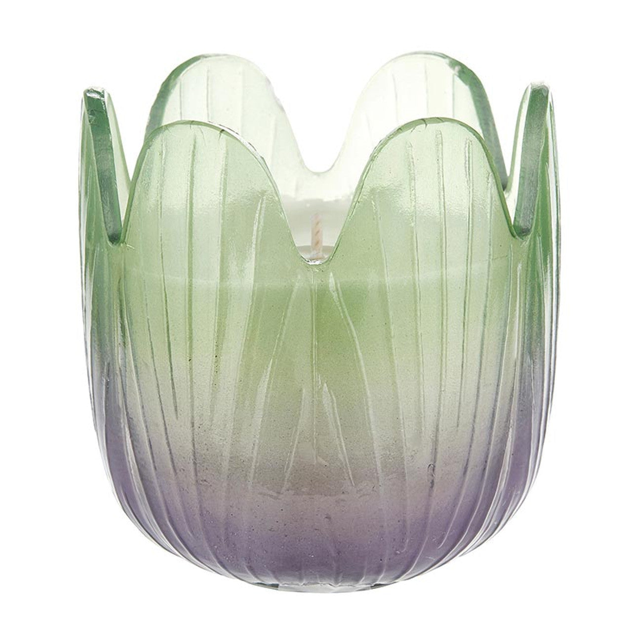 Blossom Candle Collection – Colorful Glass Flower Candles in Multiple Scents & Sizes by The Bullish Store