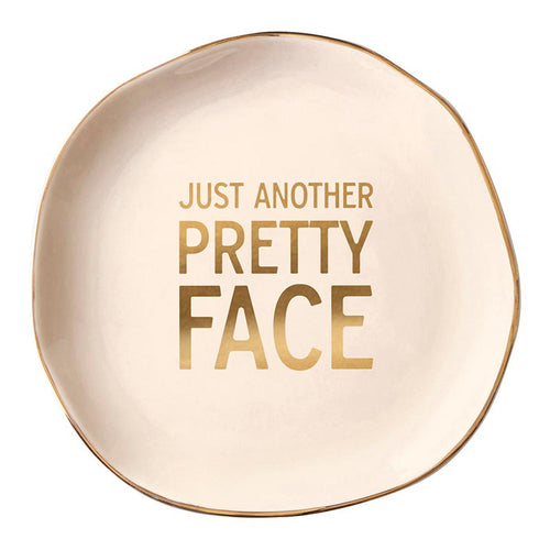 Blush Ceramic Tray with Makeup Sponge Gift Set | Cosmetic Giftable Beauty Tools Set by The Bullish Store