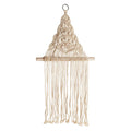 Bohemian Style Triangle Decor | Macrame Decorative Wall Hanging | 25" x 13.75" by The Bullish Store
