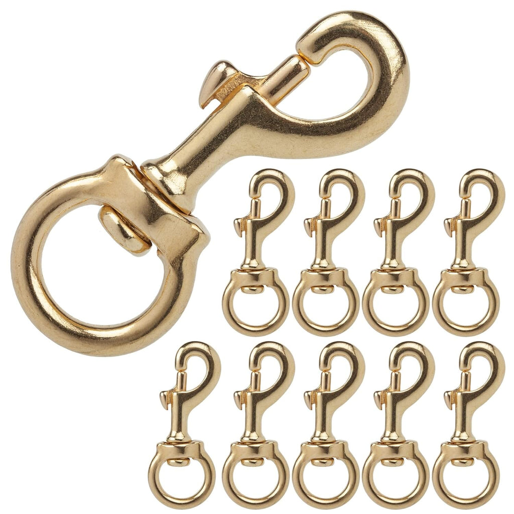 Solid Brass Swivel Snap Hook Heavy Duty Clip by Dogline