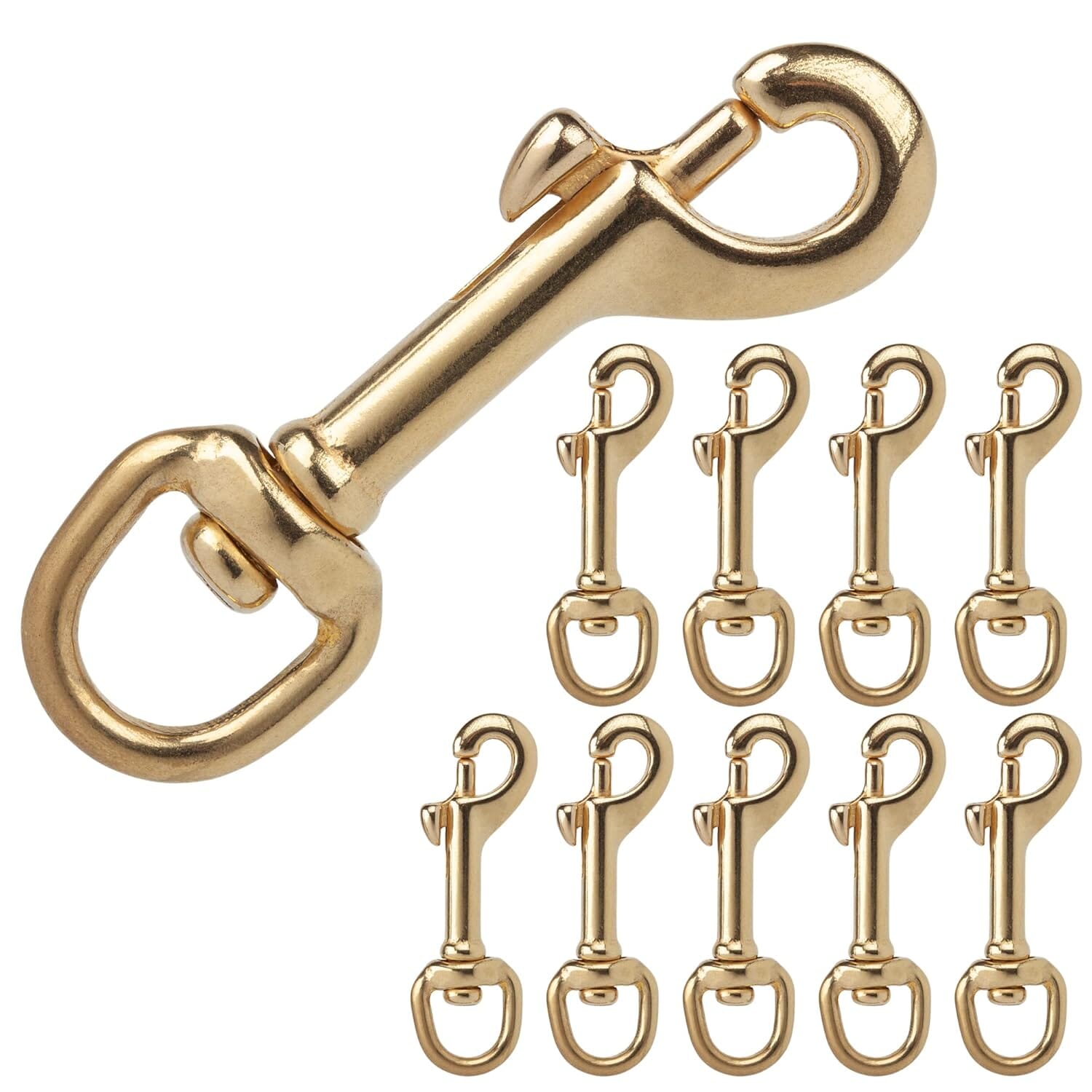 Solid Brass Swivel Snap Hook Heavy Duty Clip by Dogline