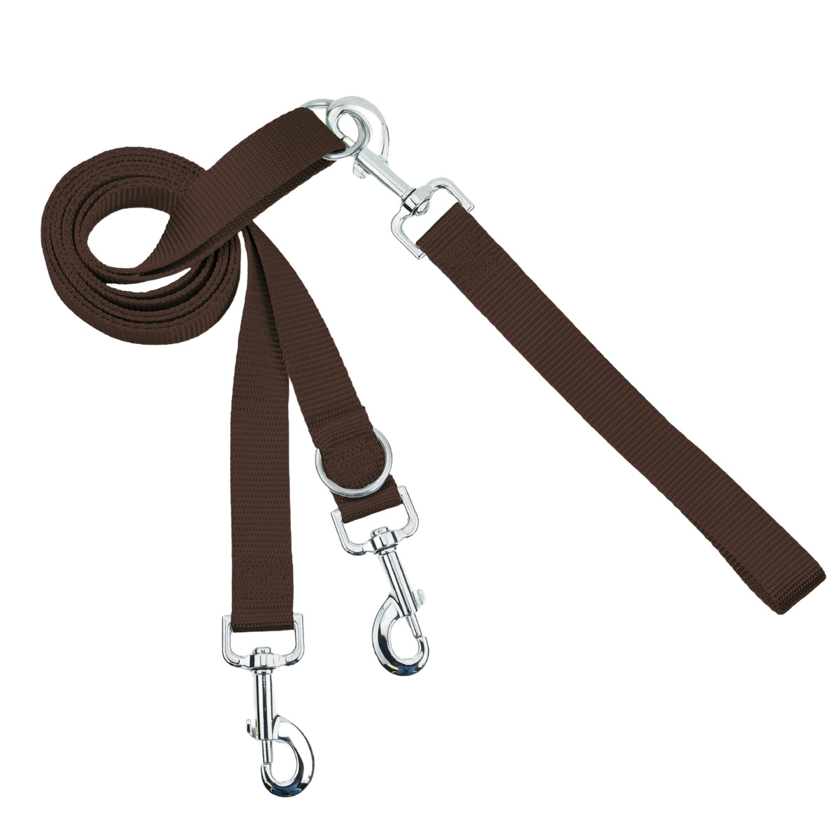 Brown Freedom No-Pull Dog Harness by 2 Hounds Design