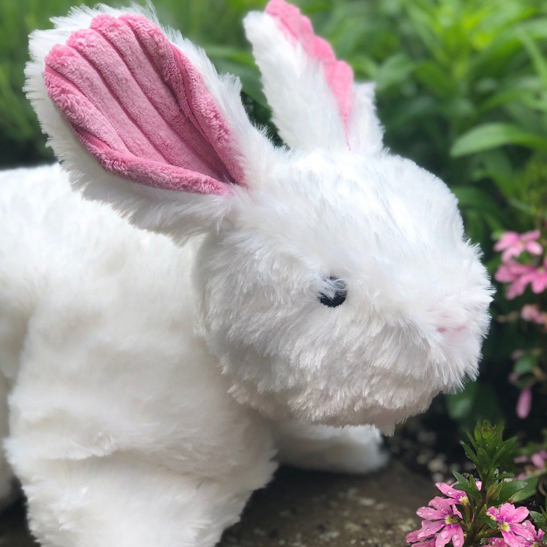 Squooshie™ Bunny Plush Dog Toy by HuggleHounds