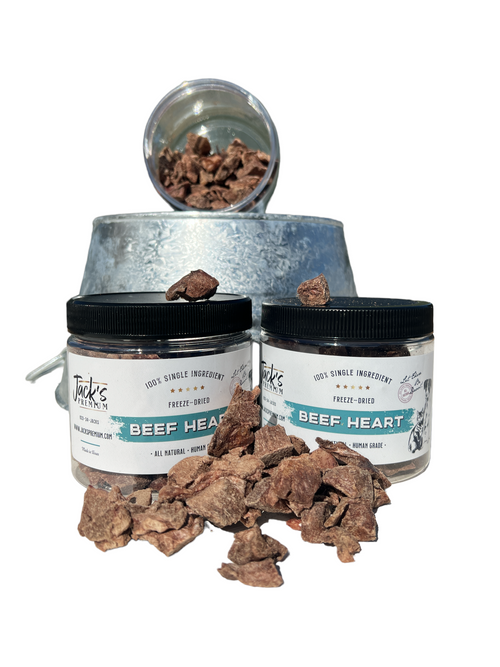 Beef Heart Freeze Dried by Jack's Premium