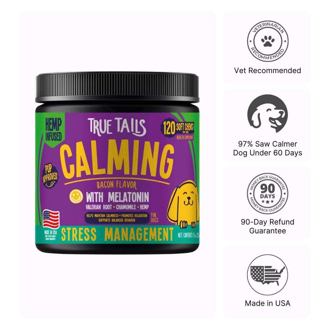 Calming Support With Hemp For Dogs 9oz Jar (120 Count)