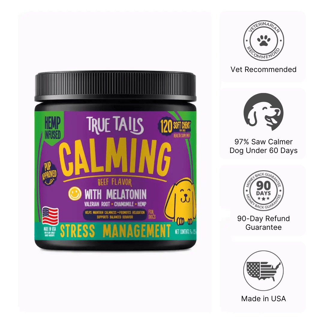 Calming Support With Hemp For Dogs 9oz Jar (120 Count)