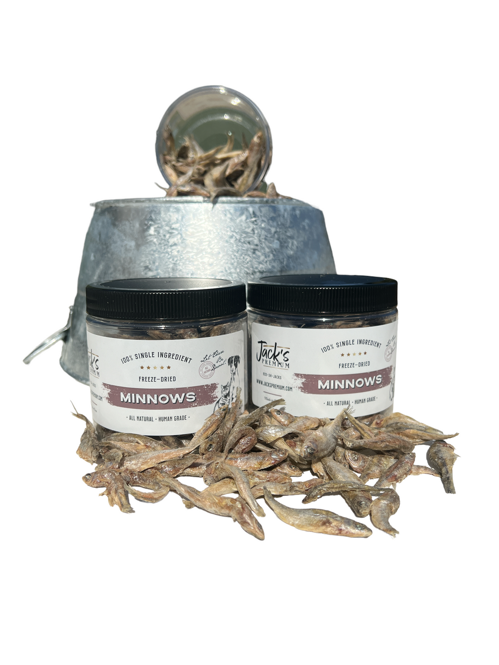Freeze Dried Minnows by Jack's Premium