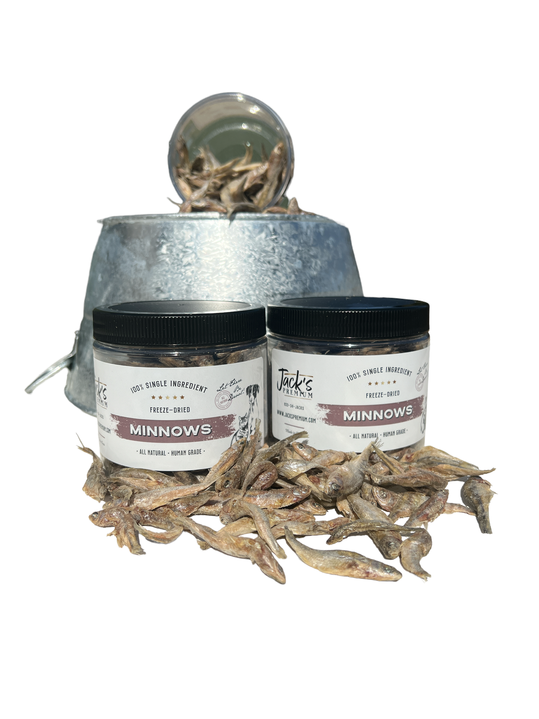 Freeze Dried Minnows by Jack's Premium