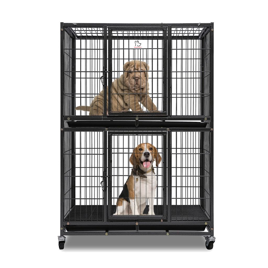 31" Two-Tier Dog Crate 46A by Homey Pet Official