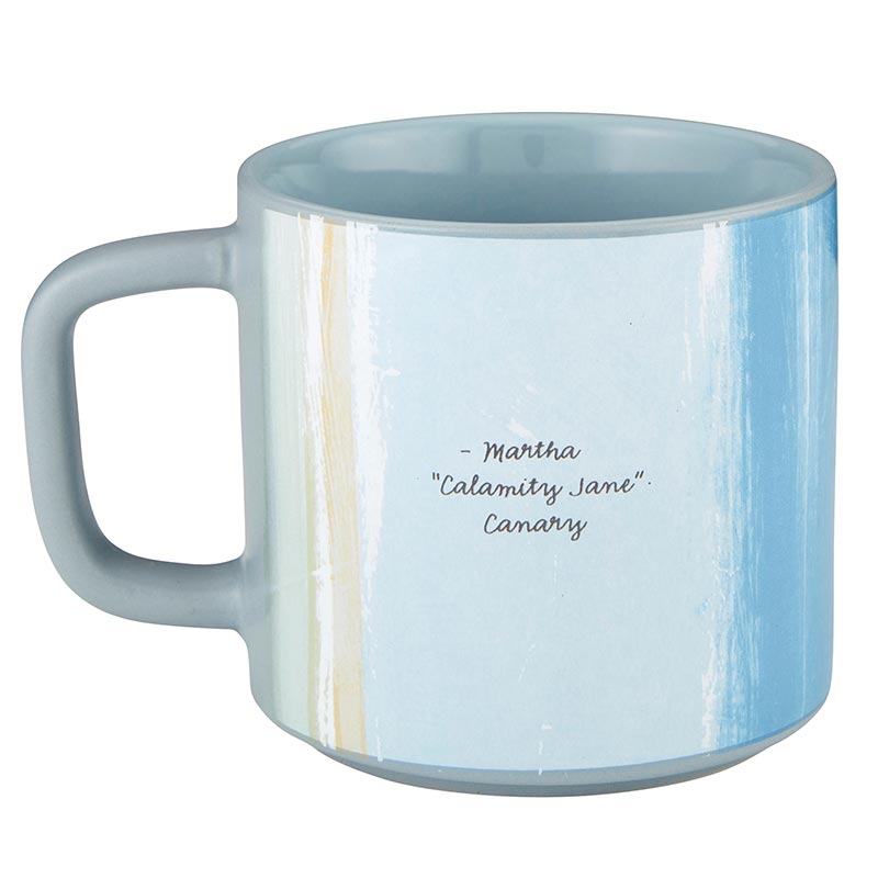Calamity Jane "If a Girl Wants To Be A Legend" Coffee Mug | Stoneware Tea Coffee Cup | 14oz by The Bullish Store