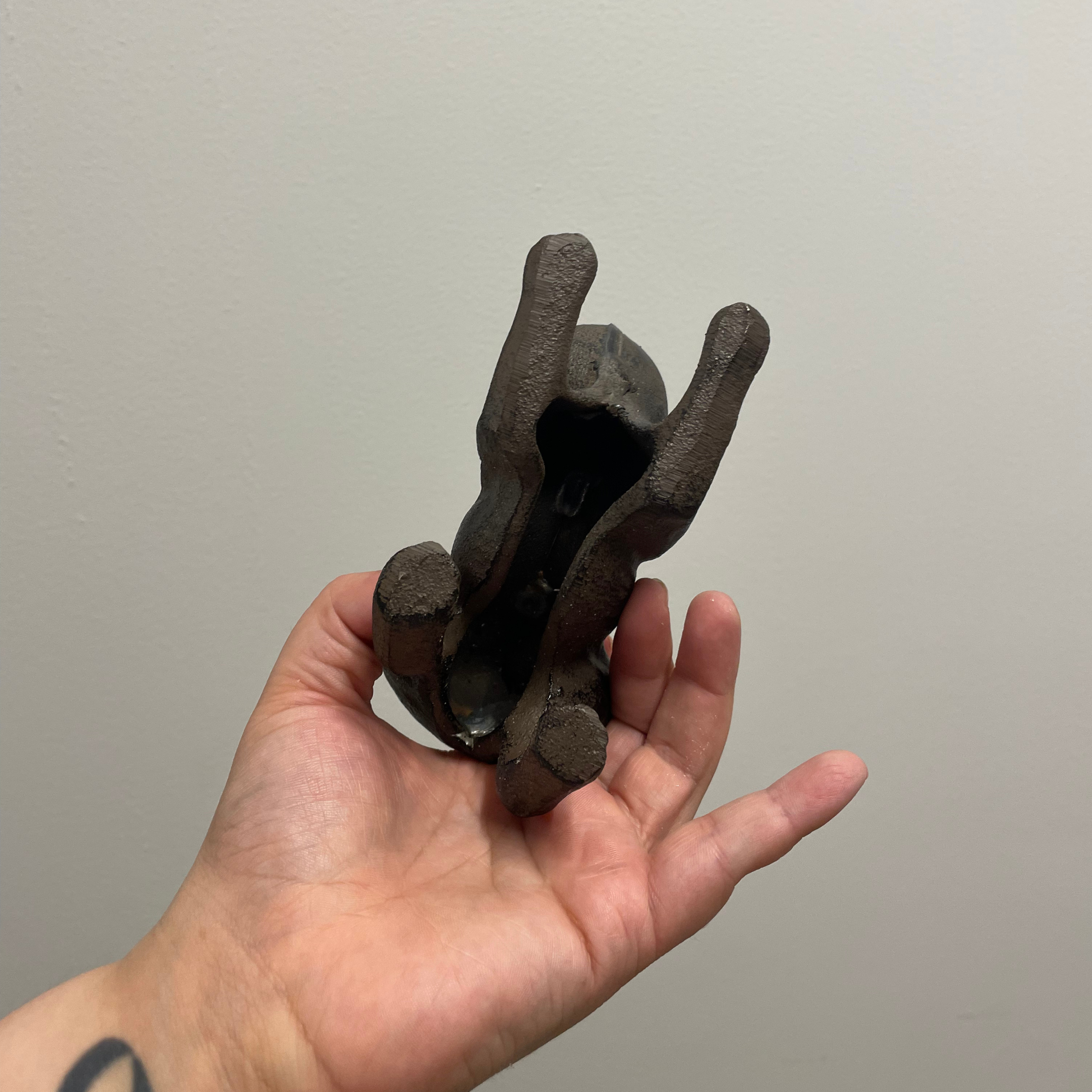 Cat Butt Cast Iron Tissue Holder | 9.5" Tall | Real Cast Iron, Virtually Indestructible by The Bullish Store