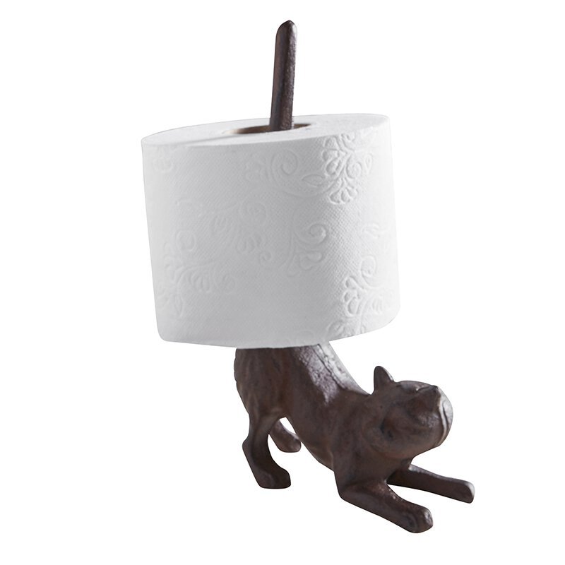 Cat Butt Cast Iron Tissue Holder | 9.5" Tall | Real Cast Iron, Virtually Indestructible by The Bullish Store