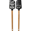 Cat Hair Is Part of The Recipe Spatula With A Wooden Handle by The Bullish Store