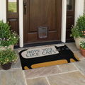Hope You Like Cats Doormat Entryway Indoor/Outdoor Rug | 34" x 20 | Slip-Resistant Backing by The Bullish Store