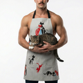 Cats. Slightly Obsessed With Them Funny Cooking and BBQ Apron Unisex 2 Pockets Adjustable Strap 100% Cotton | BlueQ at GetBullish by The Bullish Store