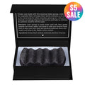 Charcoal Konjac Body Sponge | All-Natural Scrub Sponge Detoxify Exfoliate Skin by The Bullish Store