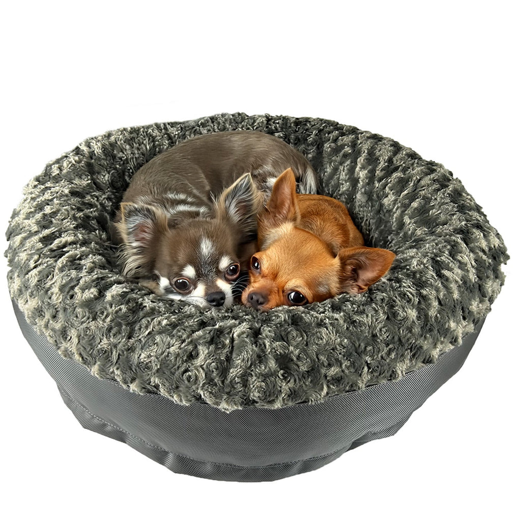 Dog Bed - Round Bolstered Furvana™ by American Dog