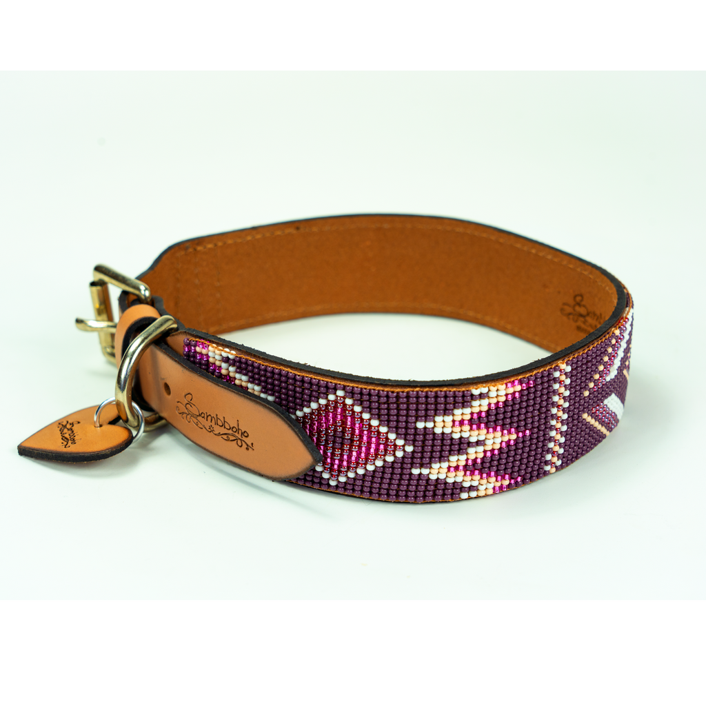 Charlotte Sambboho dog collar (made to order) by Sambboho