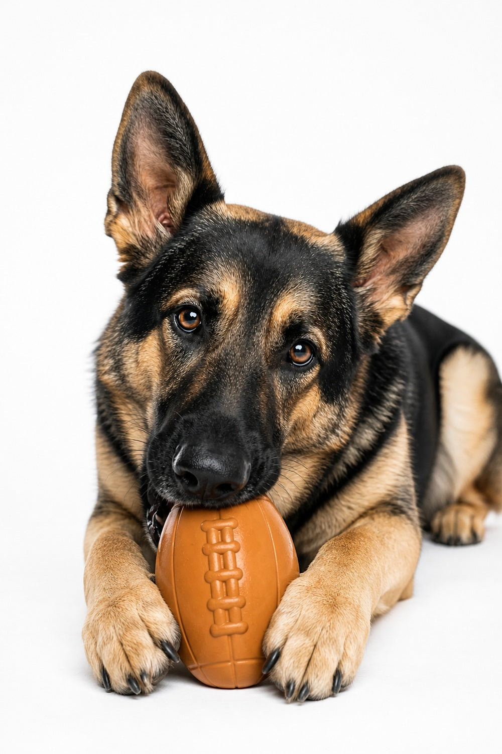 Football Dog Chew Toy & Treat Dispenser - USA Made | SodaPup by SodaPup/True Dogs, LLC