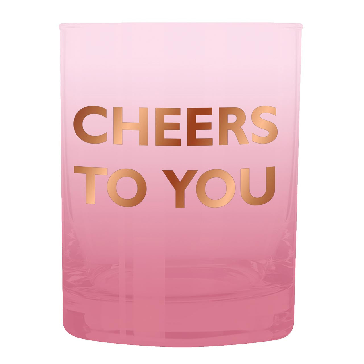 Cheers To You Cocktail Glass | Double Old Fashioned Scotch Whiskey by The Bullish Store