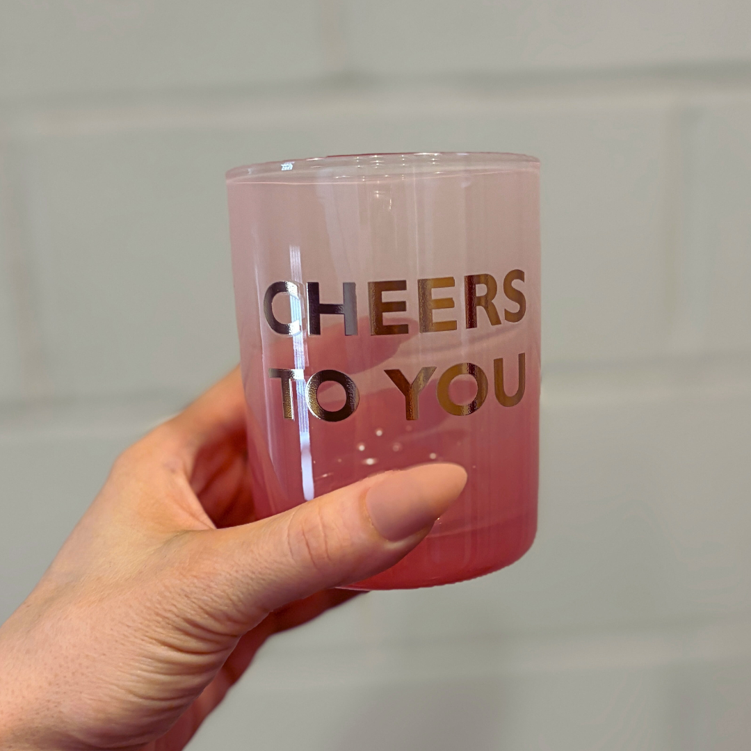 Cheers To You Cocktail Glass | Double Old Fashioned Scotch Whiskey by The Bullish Store