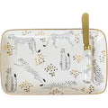 Cheetah Platter With Spreader | Ceramic Serving Dish Plate Tray with Butter Cheese Knife by The Bullish Store