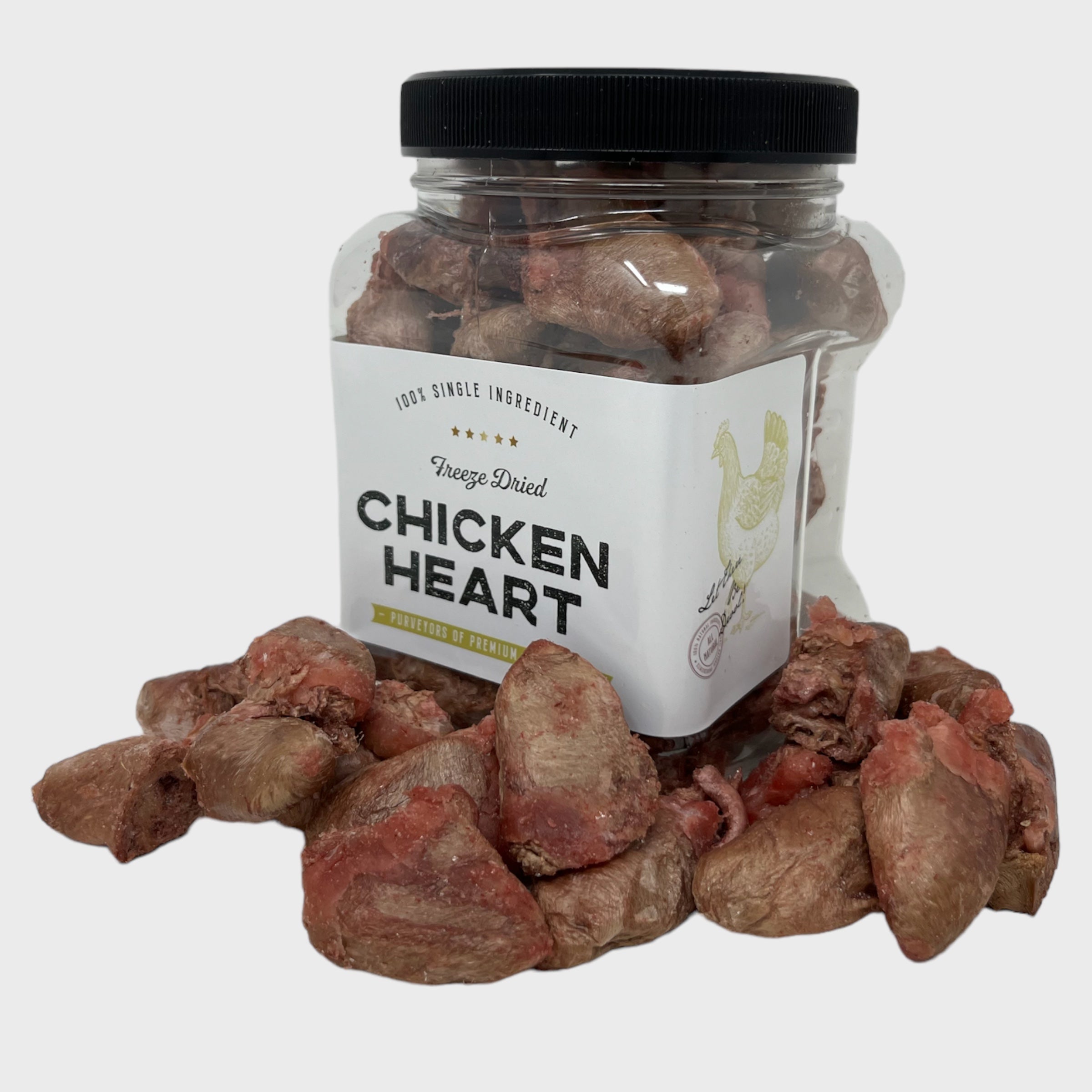 Chicken Hearts Freeze Dried by Jack's Premium