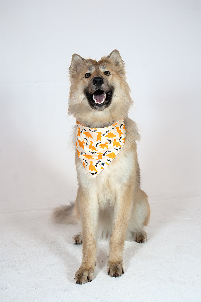 Chicken Nugget Reversible Dog Bandana by Dog Bandana Co.