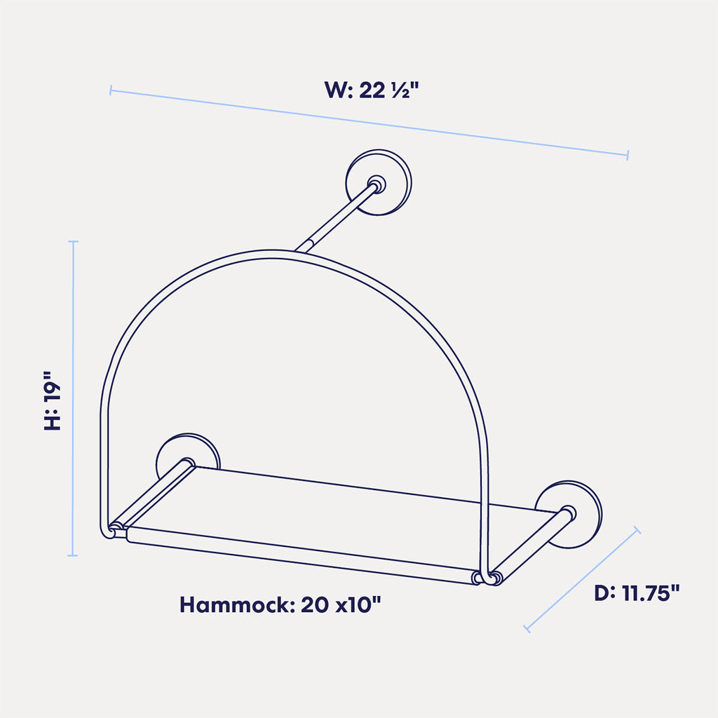 Cloud Nine Window Hammock by tuft + paw
