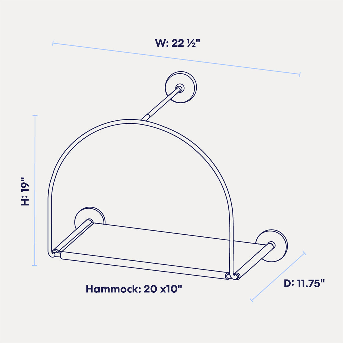 Cloud Nine Window Hammock by tuft + paw