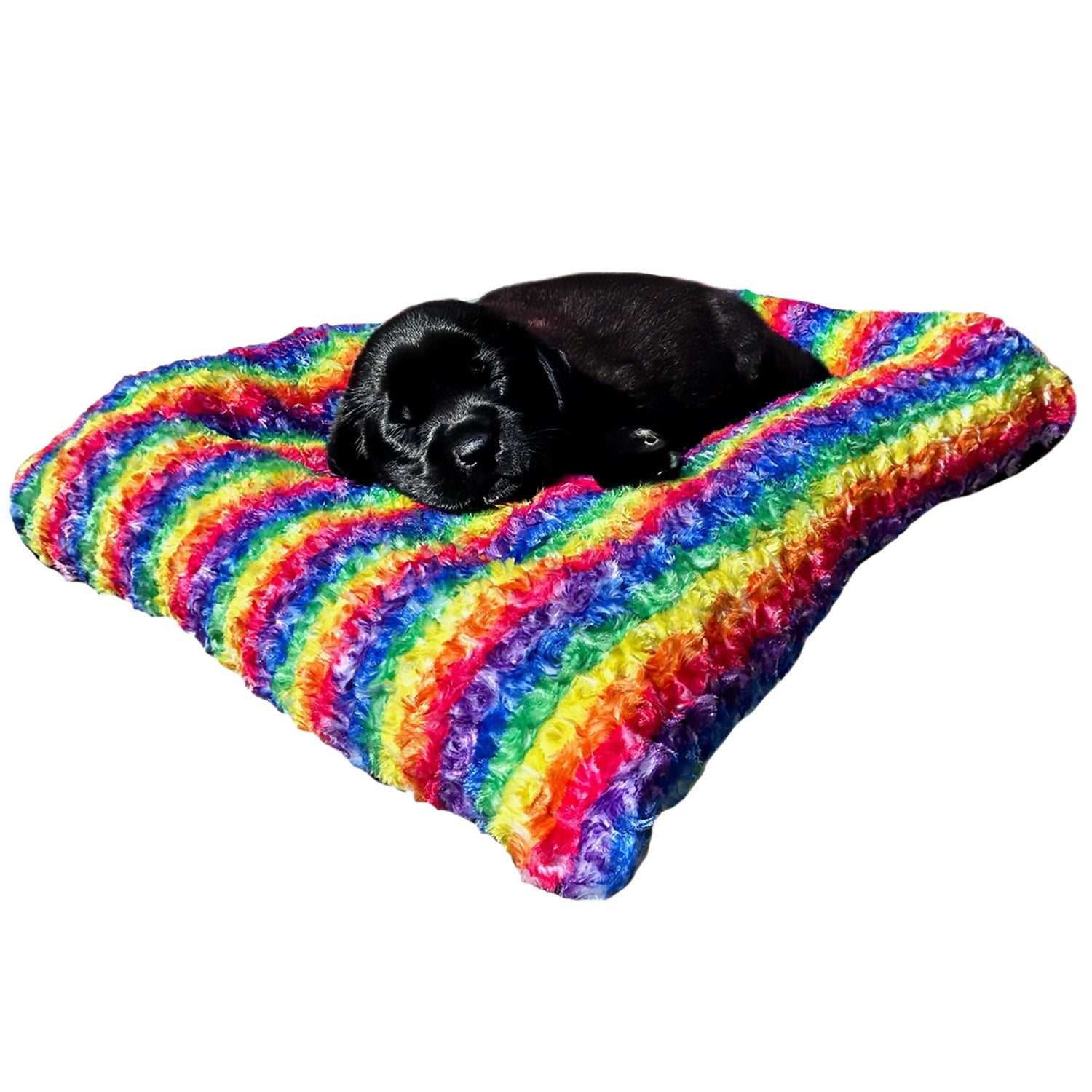 Dog Bed - Rectangle Bolstered Furvana™ 'Cloud' by American Dog