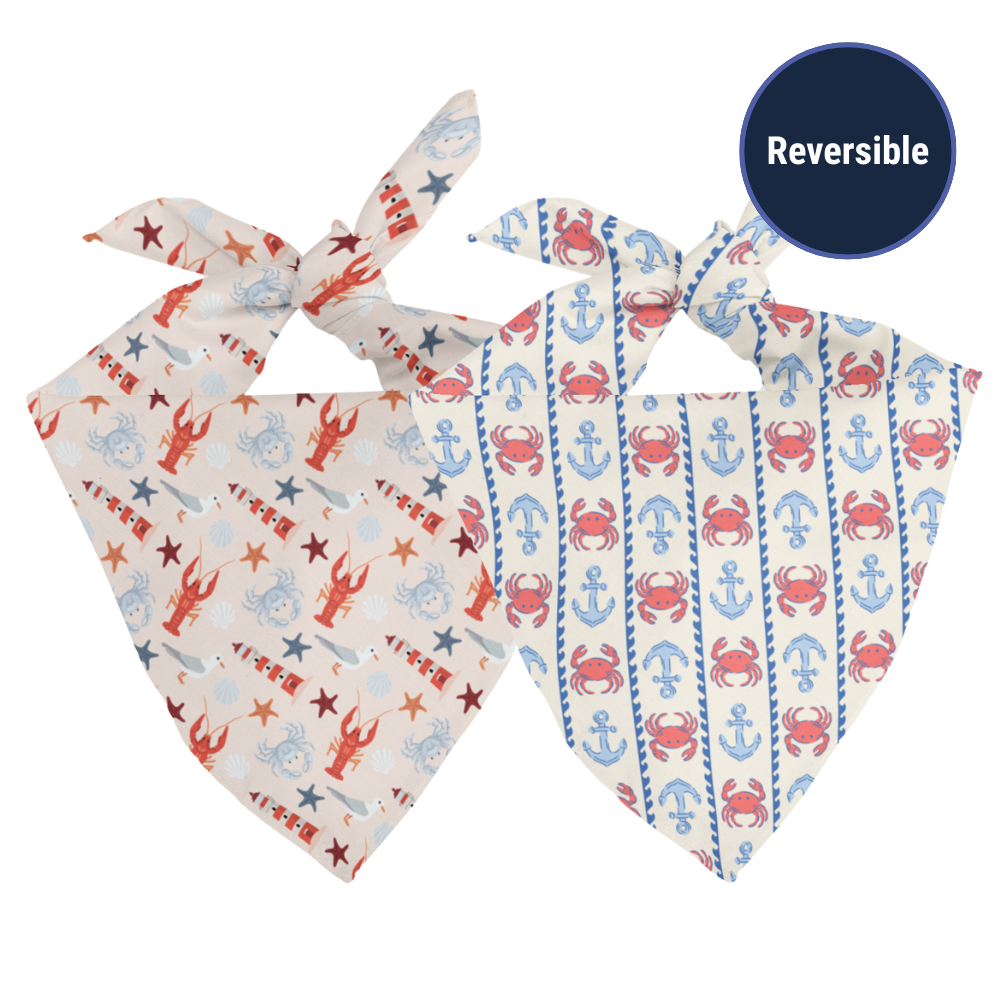 Coastal Charm Dog Bandana by Dog Bandana Co.