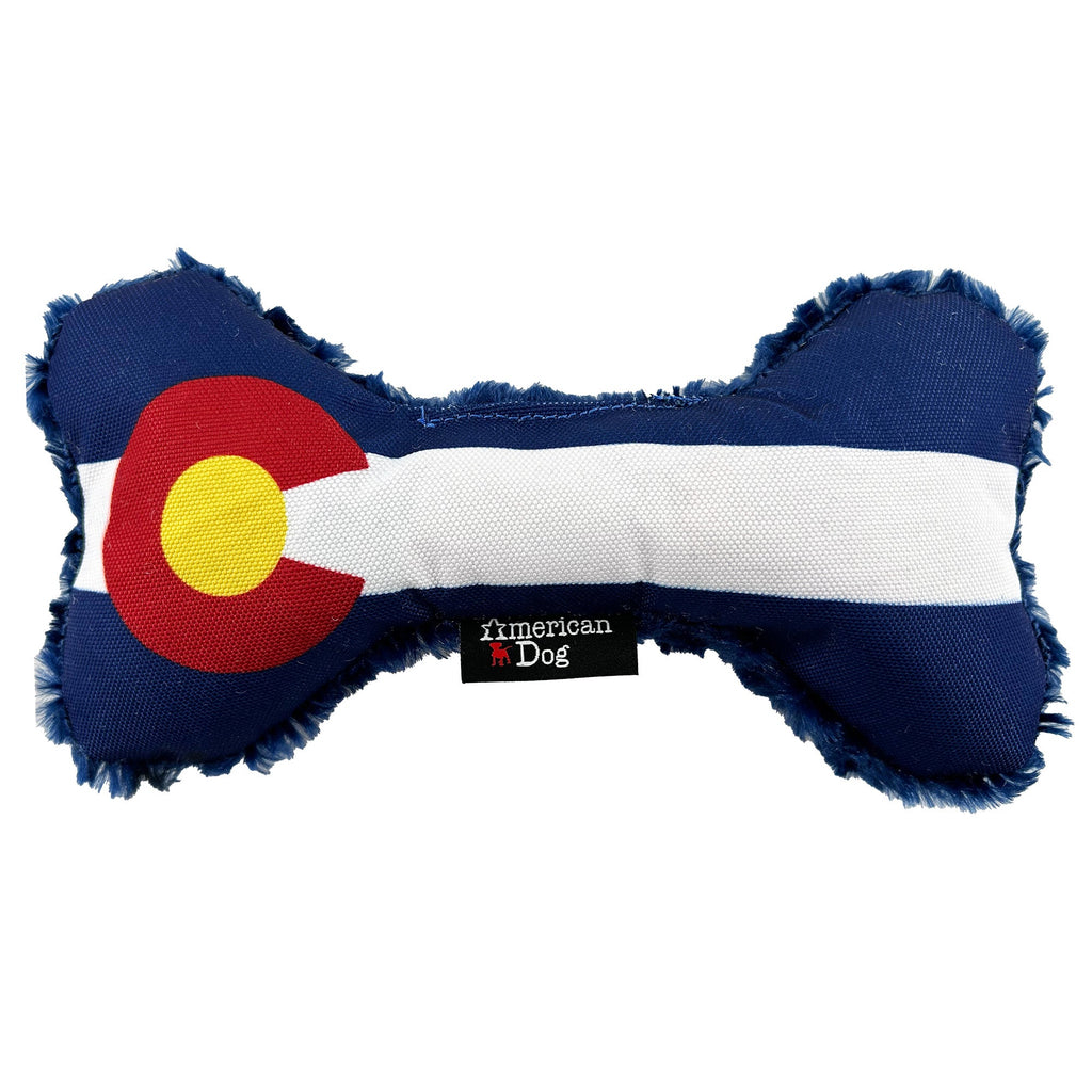Colorado Flag Bone (Nylon & Fleece) by American Dog